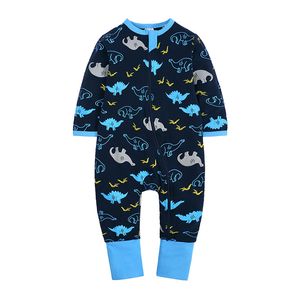 Bebek Tulum Uzun Kollu Çiçek Romper Erkek Bebek Kız Giysileri Pamuklar Yeni Doğan Toddler Onesie Kızı için Genel Kıyafet Pijama