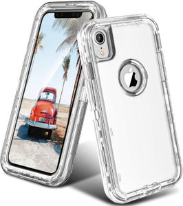 Crystal Clear Cell Phone Case Heavy Duty Ship Supporte Anti-Fall Clear Cover для iPhone 11 12 13 Pro Max XR XSMAX 678 Samsung S20