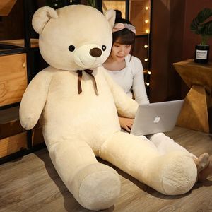 60/80 cm / 100 cm Karikatür Teddy Bear Oyuncak Pantolon Ayı Papyon Bebek Kız Sevgililer Hediye Çocuklar Bebek Noel