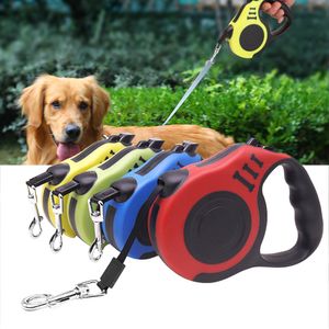 Popular Retractable Dog Leash 3M 5M Automatic Flexible Dog Puppy Cat Traction Rope Belt Dog Leash For Small Mid Pet Supplies