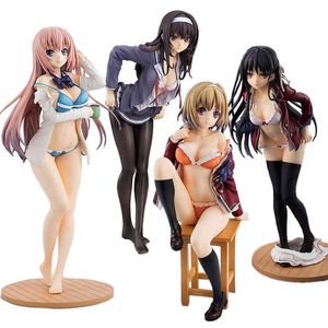 Japon anime figürleri Elite Horikita Suzune Seksi Figür Figür İç Çamaşırı Kız PVC Yetişkin Figürleri Koleksiyon Model Oyuncak Q0522