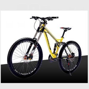 Kalosse Completo Suspensão Ciclismo Mountain Bike 26er Bicycle Woman 24/27/30 Velocidade Freios Hidráulicos Bicicletas