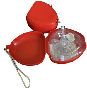 2021 Первая помощь CPR Дыхательная маска Защитите спасателей Искусственное дыхание Маски первой помощи CPR Дыхательная маска Односторонний клапан Инструменты