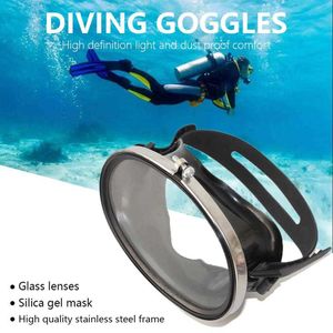 1PC Professional Underwater Diving Masks Adult Silicone Anti-Fog Diving Goggles Swimming Fishing Men Women Swimming Goggles