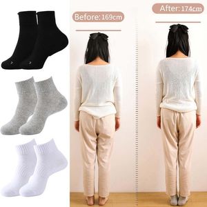 Erkek Çorap 1 Pair Görünmez Silikon Artışı Tabanlık Yüksekliği Asansör Masaj Yumuşak Ayaklar Yastık İç Heighting Pad Kadın Erkek Topuk Pedleri Socks1