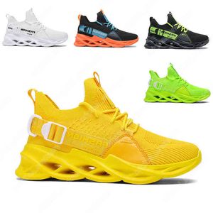 top40-44 Men Non-brand Women 2023 Fashion Running Shoes Blade respirável Shoe Black White Lake Green Volt Orange Yellow Mens Trainers Outdoor s