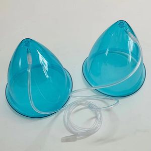 180ml Largest XXL Size Plastic Blue Big Cup For Colombian Butt Lift Treatment Buttock Breast Enlargement Vacuum Suction Machine 2pcs