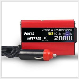 DC 12V to AC 220V 230V Power Inverter 200W Black Voltage Converter Automatic Transformer Adapter Dua
