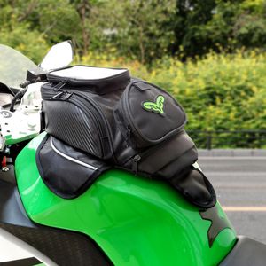 Сумка для топливного бака мотоцикла Магнитная седельная сумка для мотоцикла Сумка для мобильного телефона с большим окном