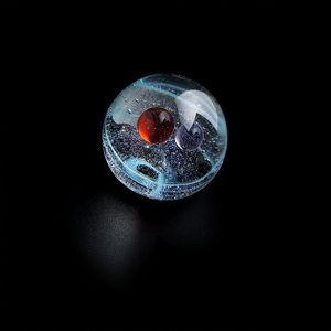 DHL !! Universe Galaxy Space Terp Sluerber Жемчуг Курение аксессуары 20mmod Стеклянные шарики для скошенного края кварц Banger Nails Water Bongs