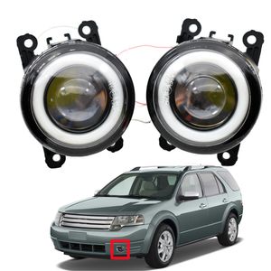 2x Melek Göz Sis Işık Montaj Araba LED Lens DRL Gündüz Koşu Lambası 12 V Ford Taurus X 3.5L V6 2008-2009