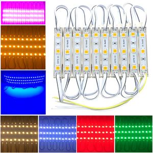 LED Module SMD 5054 3 LEDs DC12V Waterproof Advertisement Design Modules Backlight White Color Super Bright Lighting