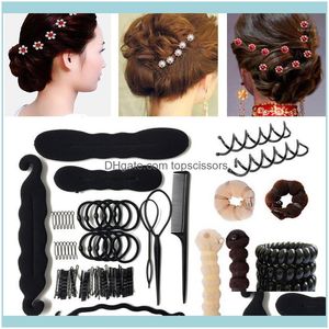 Волосы продукты Asessories Assories Стиль Стилий Клип Стилка изготовление булочки DIY Braiding Tools Clips Braider Hairstyle Multi-Style1 Deliping 2021