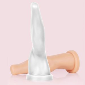 Masaj Emniyet Malzemesi Silikon Yapay Penis Seks Alışveriş Yumuşak Penis Güçlü Vantuz G-Spot Vajina Stimülatörü Pussy Seks Oyuncakları Kadın Için