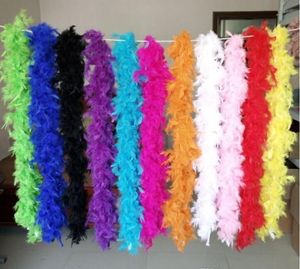 Outro evento Festive Party Supplies Home Garden Drop Delivery 2021 Peru Grande Chandelle Marabou Feather Boas Cerimônia de Casamento Boas Branco Rosa