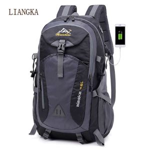 40L unisex waterproof men backpack travel pack sports bag pack Outdoor Mountaineering Hiking Climbing Camping backpack 210929