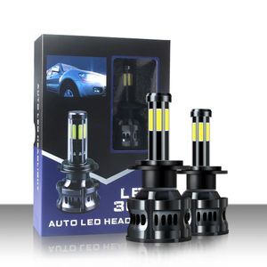 X8 8 lati faro LED per auto 10000ML lampadina super luminosa 3000K 6000K 8000K lampada H7 H4 H1 H3 880 illuminazione a LED automatica modifica accessori 2 pezzi / lotto