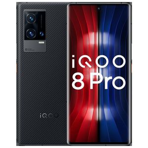 Original Vivo IQOO 8 Pro 5G Mobiltelefon 8 GB RAM 256 GB ROM Snapdragon 888 Plus 50,0 MP AR AF OTG NFC Android 6,78