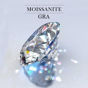 Настоящие 100% свободные драгоценные камни Moissanite Diamond CVD Lab 0.3CT до 6CT D Цвет VVS1 Камень отличный нарезка для бриллиантового кольца H1015