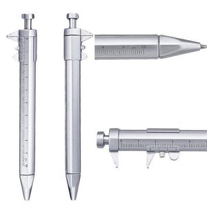 Многофункциональный суппорт Vernier Ballpoint роликовая шариковая ручка с правителем измерительный инструмент инструмент канцелярских товаров деловой подарок KDJK2106