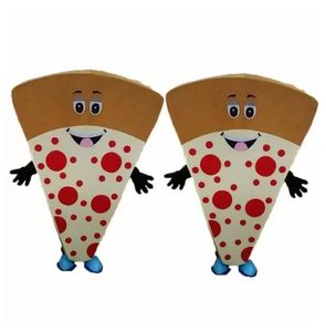 Gıda Pizza Maskot Kostümleri Cadılar Bayramı Fantezi Parti Elbise Karikatür Lezzetli Yiyecekler Karakter Karnaval Noel Paskalya Kıyafet Yetişkin Boyutu Cadılar Bayramı