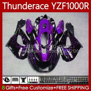 YAMAHA YZF1000R THINDERACE YZF 1000 R 1000R 96-07 87NO.90 YZF-1000R 1996 1997 1998 1999 2000 2001 2002 2007 YZF1000-R 96 03 04 05 06 07 Mor Alevler Vücut Kiti