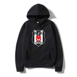 Erkek Hoodies Tişörtü Erkekler / Kadınlar Moda Hip Hop Uzun Kollu Boy Beşiktaş JK Türkiye Futbol Unisex Giyim Kazak Vint