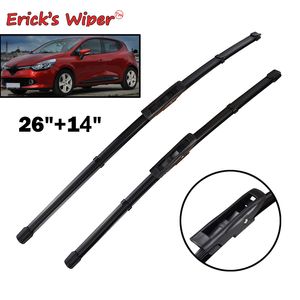 Erick's LHD Wiper Blades For Clio 4 2012 - Windshield Windscreen Front Window 26"+14"