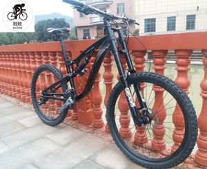27-Speed DH/AM Mountain Bike with 190mm Travel, Hydraulic Brakes, 26*17 Inch Wheels