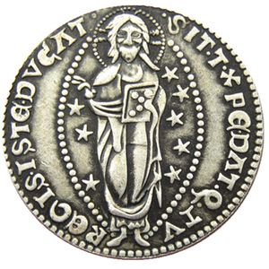 İtalya 1 Ducato - Giovanni Craft Dandolo Venedik Cumhuriyeti Gümüş Kaplama Kopya Coin (30mm) Ev Dekorasyon Aksesuarları
