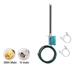 GSM 3G 4G 5G Antenler Manhole Kapak NB Iot WIFI Anten Su Sayacı Su Geçirmez Cam Elyaf Takviyeli Plastik 10 DBI Antena SMA N Erkek 5 M Kablo