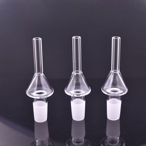 Toptan Quartz Ucu ile 10mm 14mm 18mm Erkek Dab Saman Damla İpuçları Domeless Gerçek Kuvars Nail Cam Su Bong