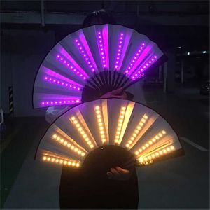 Parti Işık Glow Fan LED Aksesuarları Sahne Gösterisi Doğum Günü Hediyesi Düğün Gece Bar Sahne Navidad Noel 2022 Yıl Dekorasyon 211216