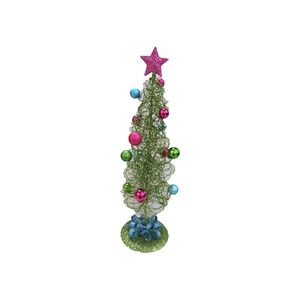 3 pcs bonito mini árvore xmas desktop simples nórdico ornamentos de natal cena layout
