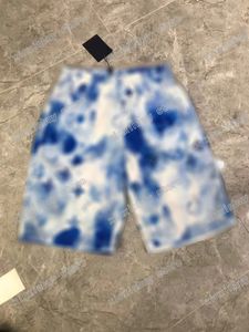 21ss erkek kadın tasarımcı şort pantolon şerit grafiti baskı ilkbahar yaz erkekler dokuma pantolon rahat mektup pantolon düğün siyah beyaz mavi