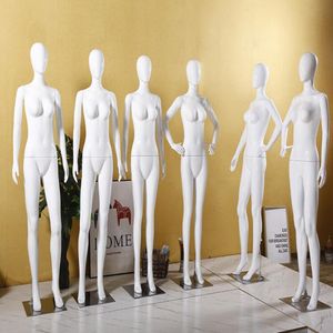 3-Style ABS Plastic Full Body Female Mannequin for Wedding Dress Display in Clothing Stores