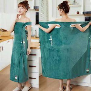 Wearable Coral Fleece Bath Towel Set M L XL XXL XXXL Altamente Absorvente Adultos Crianças Casa Banheiro Hotel Rosto Banheira Toalha