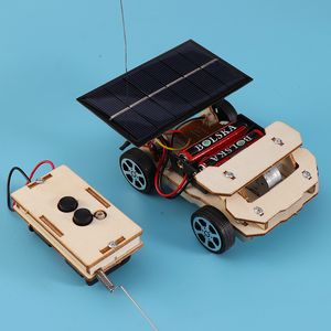 DTY Bilim Teknolojisi Güneş Kablosuz Uzaktan Kumanda Araba İlköğretim Okulu Bilimsel Deneysel Çocuk Eğitici Oyuncaklar