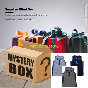 2021 Xmas Gift MYSTERY BOX Случайный запас Duke Blue Devils College Jerseys Баскетбольная майка # 1 Irving CAREY JR 3 JONES 5Barrett Allen Wear 100% новый DropShipping Accept