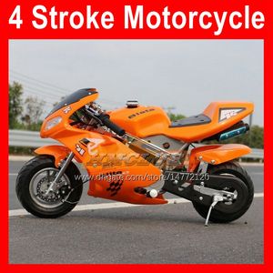 Four-stroke mini MOTO BIKE sports bike motobike leisure entertainment 49 50 CC adult children toy small off-road real motorcycle Christmas gifts Scooter Autobike