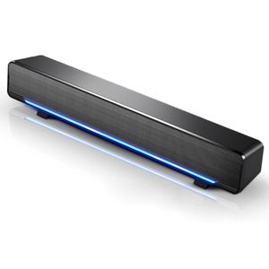 USB Wired Computer Speaker Bar Stereo Soundbar Subwoofer Lettore musicale Bass Surround Sound Box per TV PC Laptop Smartphone Tablet MP3 MP4