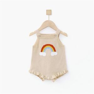 Sonbahar Bahar Tulum Bebek Kızlar Giymek Sevimli Kedi Örme Tulum Yün Bebek Giyim Romper Bebek Erkek Coat 882 V2