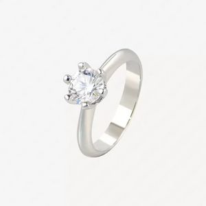Подлинные ювелирные изделия Titanium Steel Heatagement обручальное кольцо 18к белые позолоченные алмазные кольца для мужчин и женщин выберите аксессуары с ювелирными изделиями