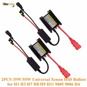 1/2/4 PCS 35W / 55W Super Slim Xenon DC 12 V HID Lastro para H1 H3 H7 H8 H9 H11 9005 9006 Kits de Controle de Luz de Carro H4