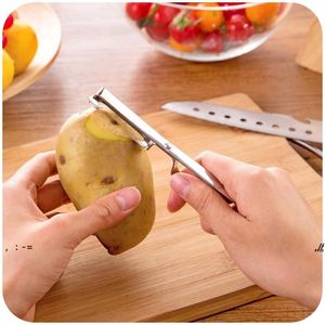 Резак из нержавеющей стали, овощерезка, фрукты, яблоки, картофелечистка, инструмент для очистки овощей TLY019