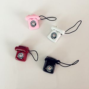 Смешные винтажные телефонные серьги модные эмамель