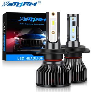 Xstorm Mini H4 H7 LED Ampul Araba Far lambası H1 H3 H8 H11 Led 9005 HB3 9006 HB4 12000LM 6000K Beyaz Oto Sis Farları Far