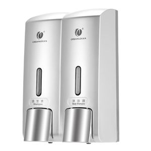 Sıvı Sabun Dispenser Dispenser Tutucu Duvara Monte İki Oda Manuel Tuvalet Tuvalet Şampuan Duş