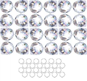 Оптовая торговля вечеринками для украшения Crystalsuncatcher Crystal Crystal Ball Prism Suncatcher Rainbow Countans Maker Висит кристаллы призмы для окон, автомобиль, 20 мм