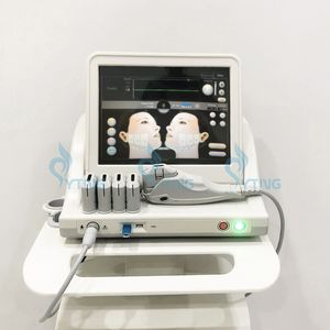 Profesyonel HIFU Zayıflama Makinesi Yüksek Yoğunluk Odaklanmış Ultrason Yüz Kaldırma Kırışıklık Temizleme Kilo Kaybı 5 Heads Ev Salon Kullanımı